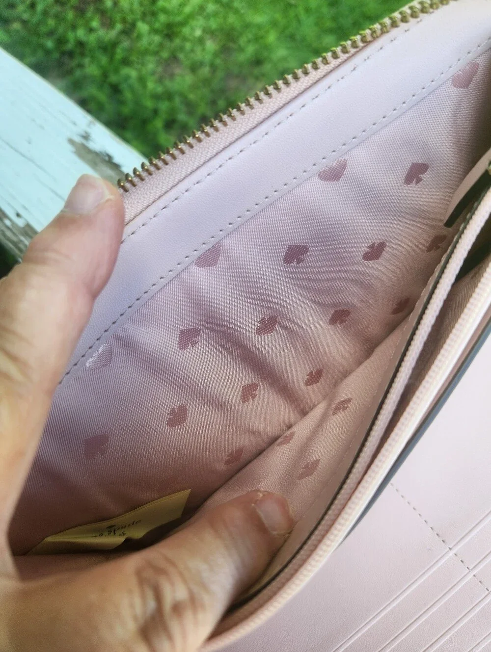 Kate Spade Large Soft Pink Wallet Clutch Like New